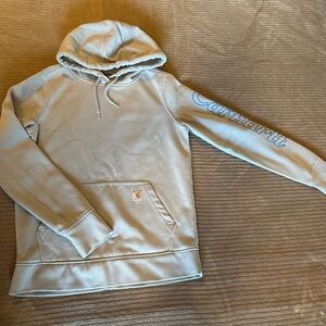 EUC Carhartt Women’s Light Blue Defender Hoodie